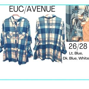 🔥AVENUE BLOUSE BUTTON UP